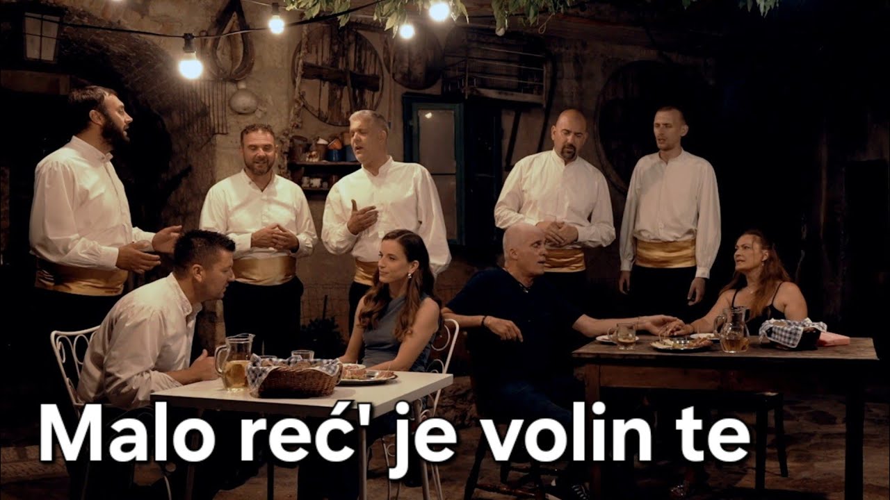 Malo reć' je volin te / Boris Oštrić & Branimir Bubica i Klapa Sebenico (Official Video)