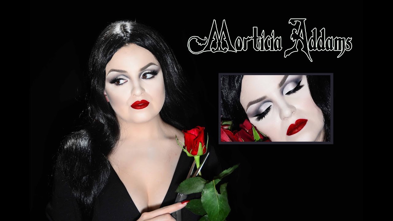 Morticia Addams Makeup Tutorial -  Lacey Noel
