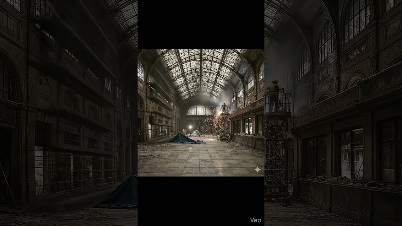 Abandoned Train Station → Cinematic Revival ✨ 
