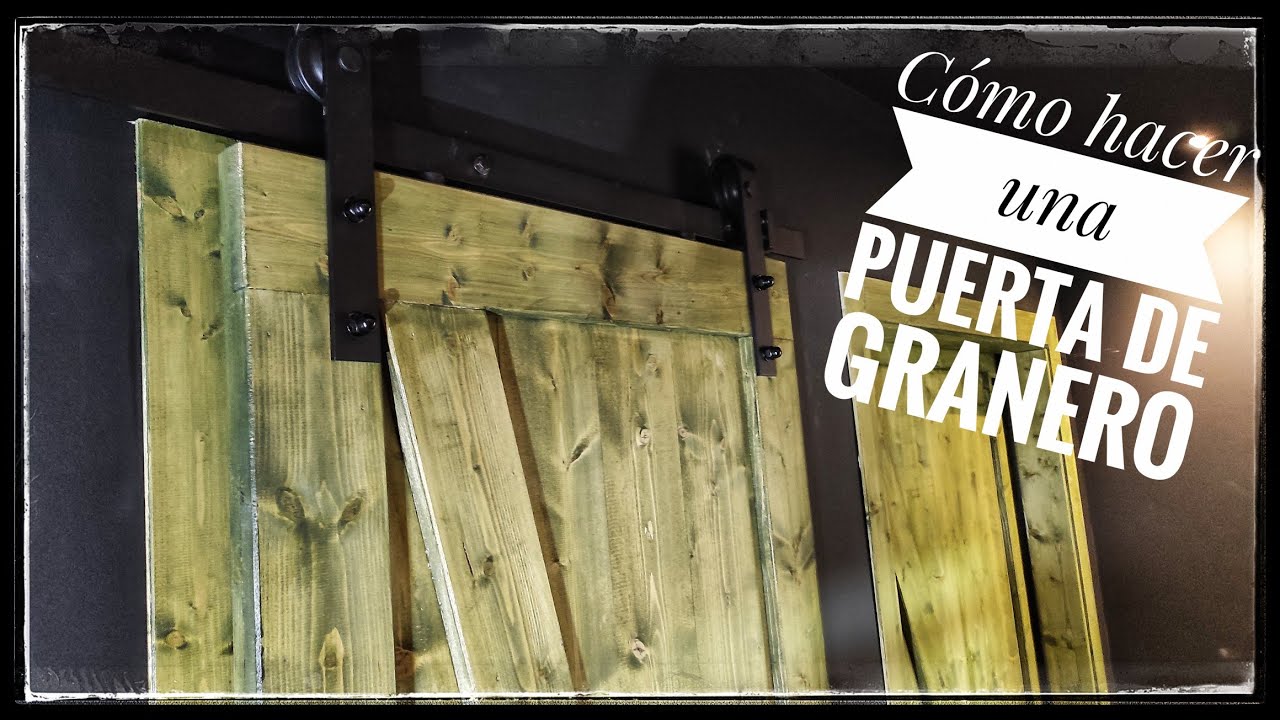 Cómo hacer una puerta de Granero