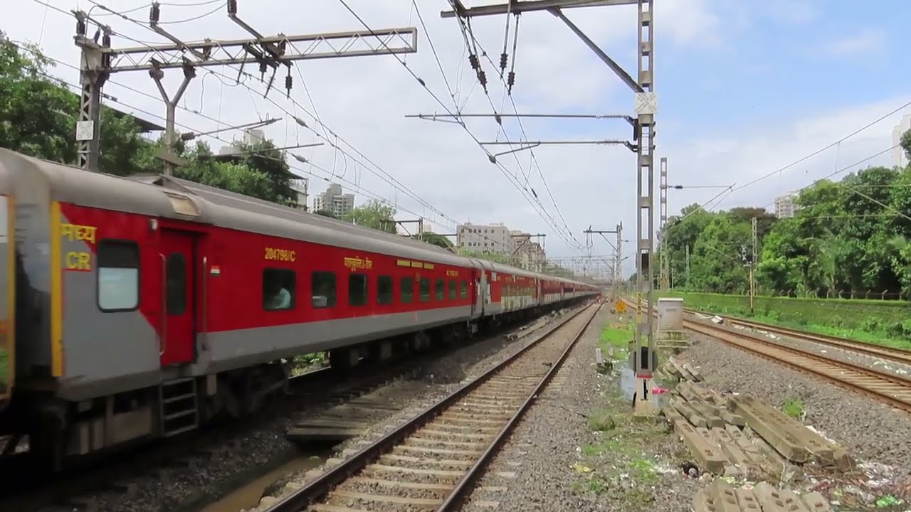 11019 Konark Express with WDP4D towards Thane railway station #train #wdp4d #indianrailways #irfca