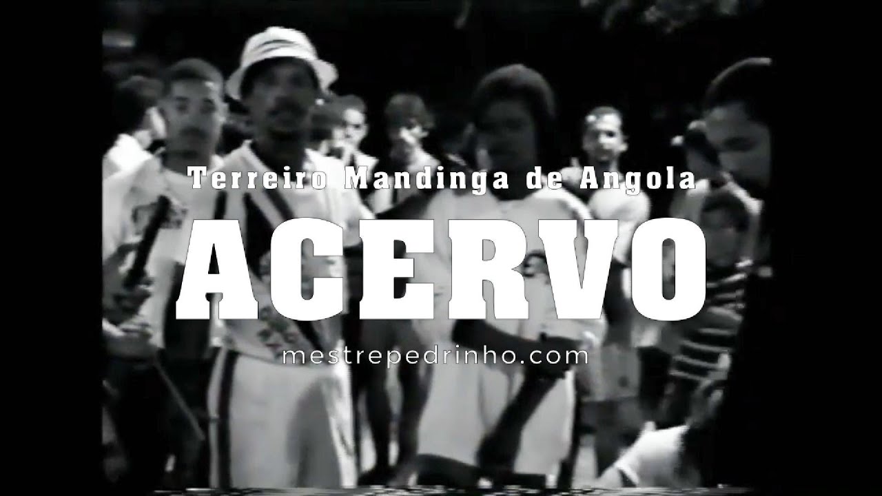 Roda em Caxias, ano 1995, Terreiro Mandinga de Angola (Mestre Pedrinho e alunos)