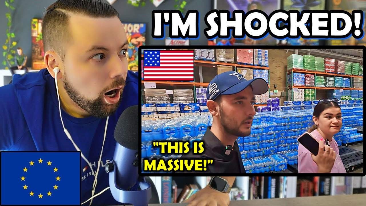 European Reacts to Brits Visit Costco For The First Time!