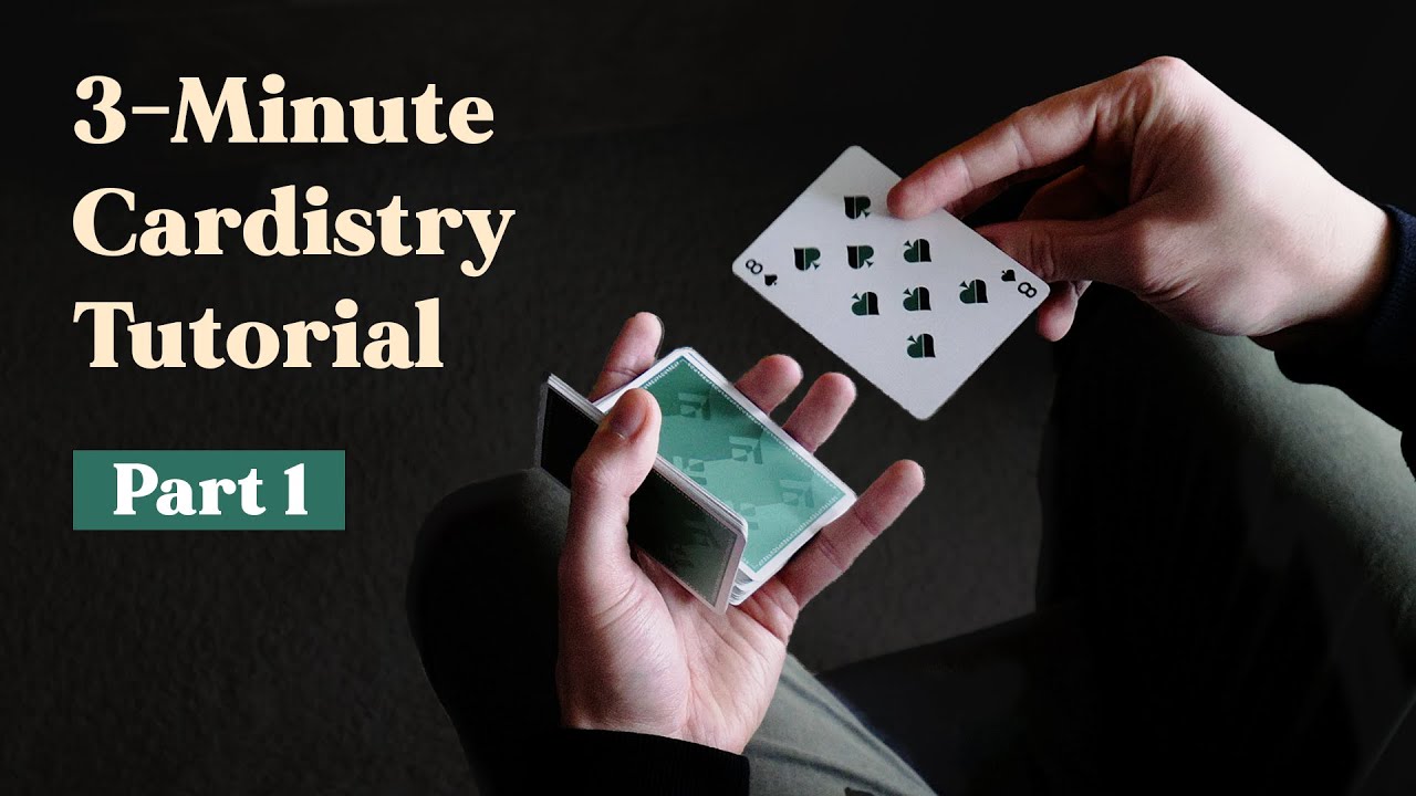 Beginner Cardistry / 3-Minute Tutorial - Part 1