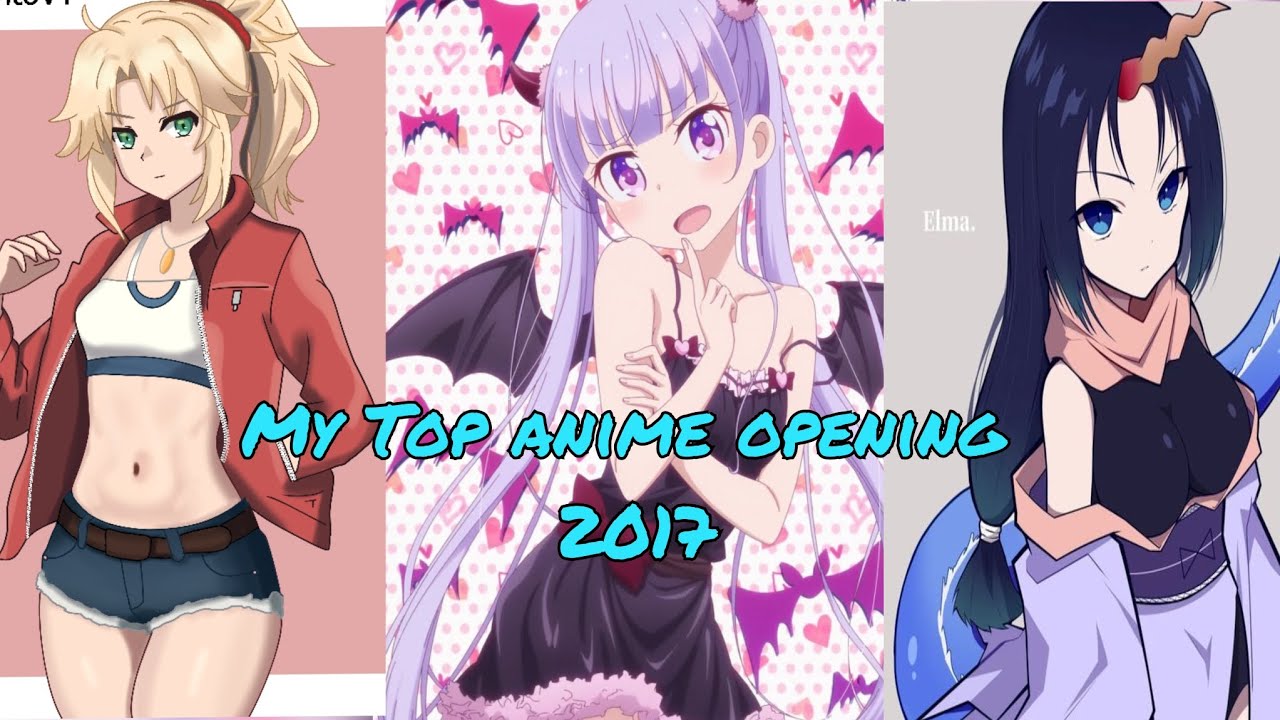 MY TOP 60 ANIME OPENINGS OF 2017