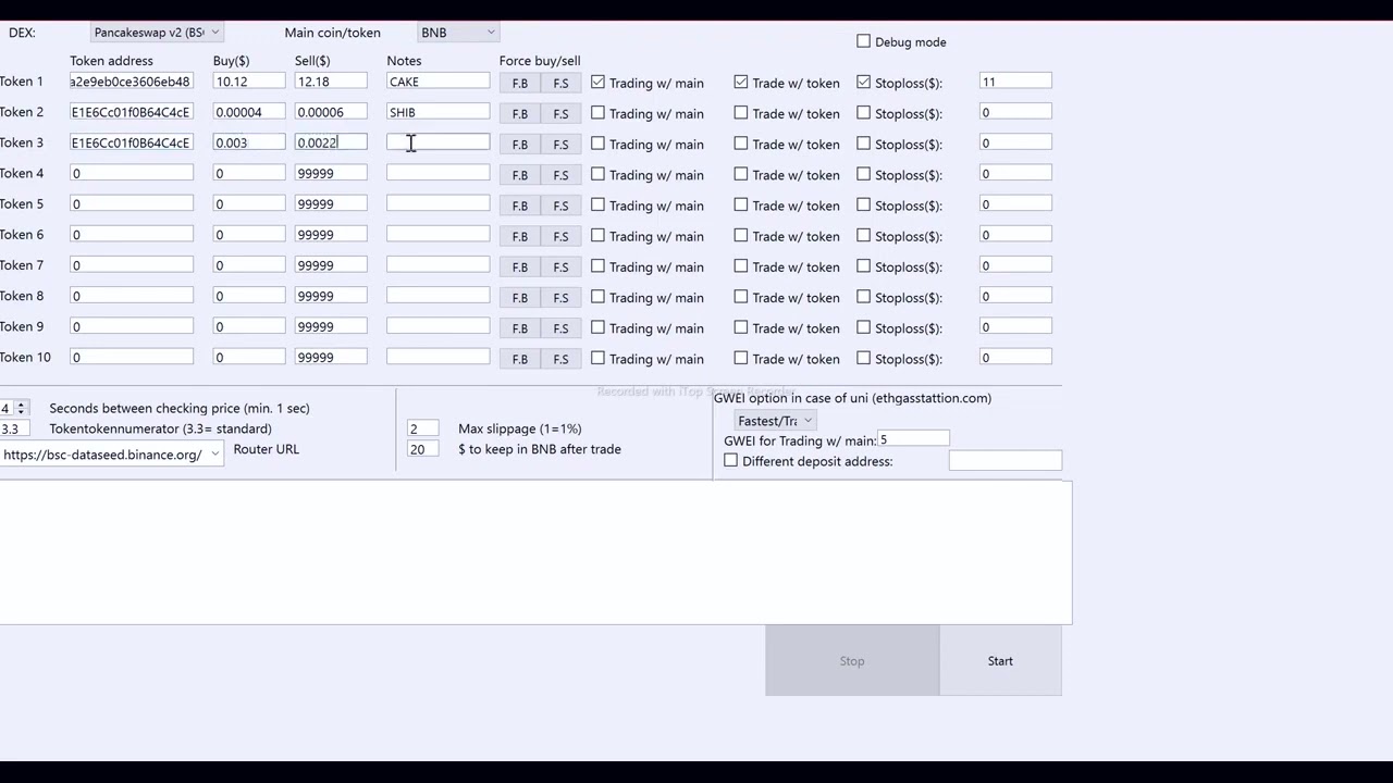 PancakeSwap Front Running  Contract BOT Easy Tutorial - (No Download)