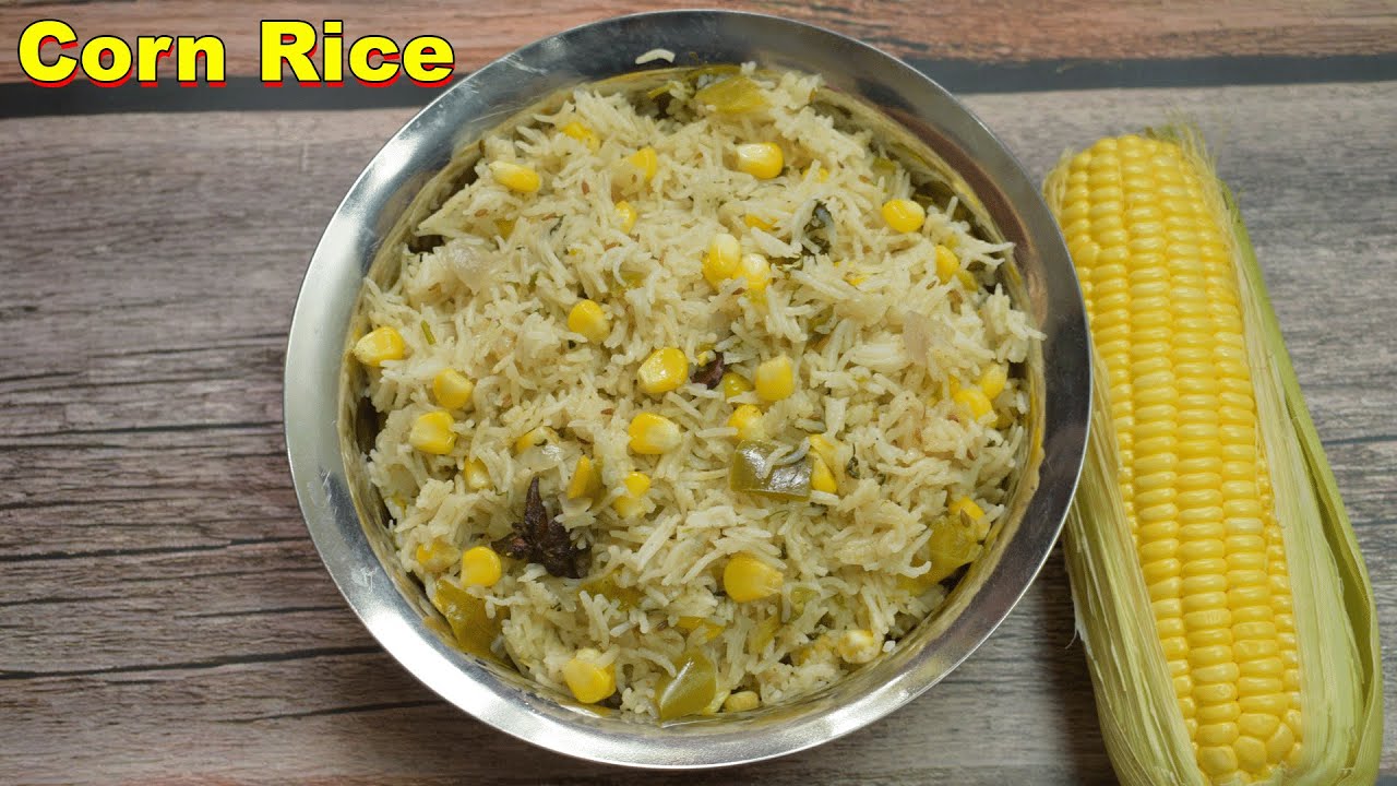 How to Make Sweet Corn Rice at Home in Kannada | BMR Adige Mane