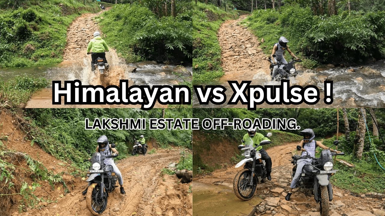 Himalayan 450 vs Xpulse 200 Rally !!! | Lakshmi Estate off-roading.