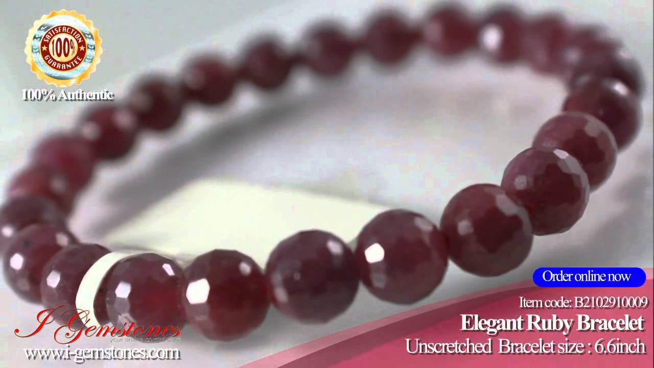 Wealth & Power - Ruby Bracelet