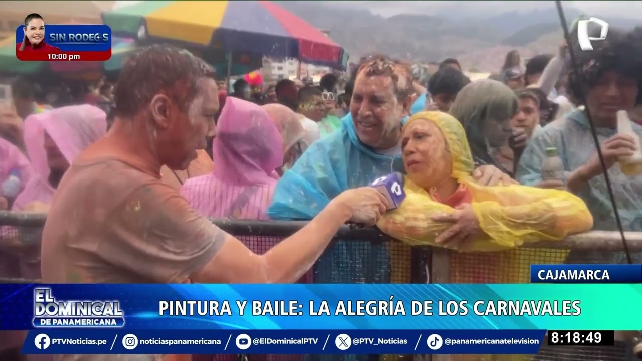 Pintura, bailes y mucha diversión: así se viven los carnavales en Cajamarca