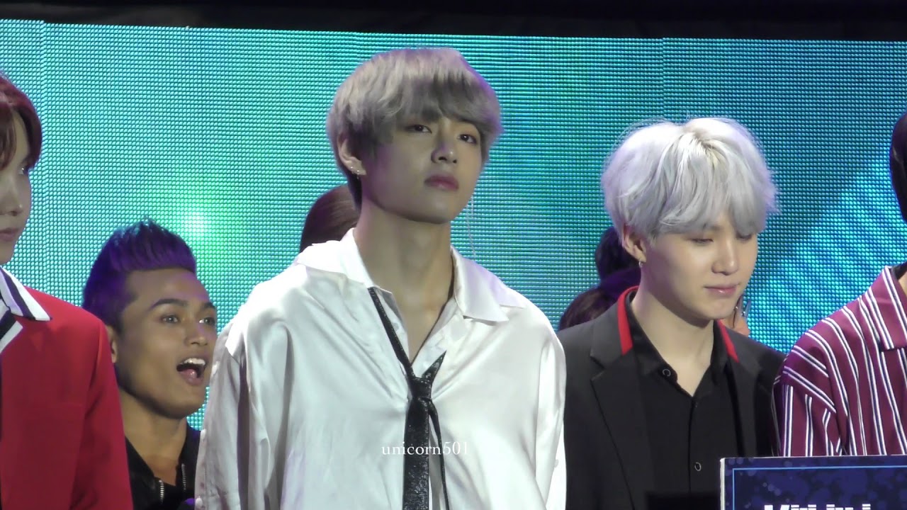 170929 Kpop World Festival in Changwon 4K BTS ending Taehyung V focus