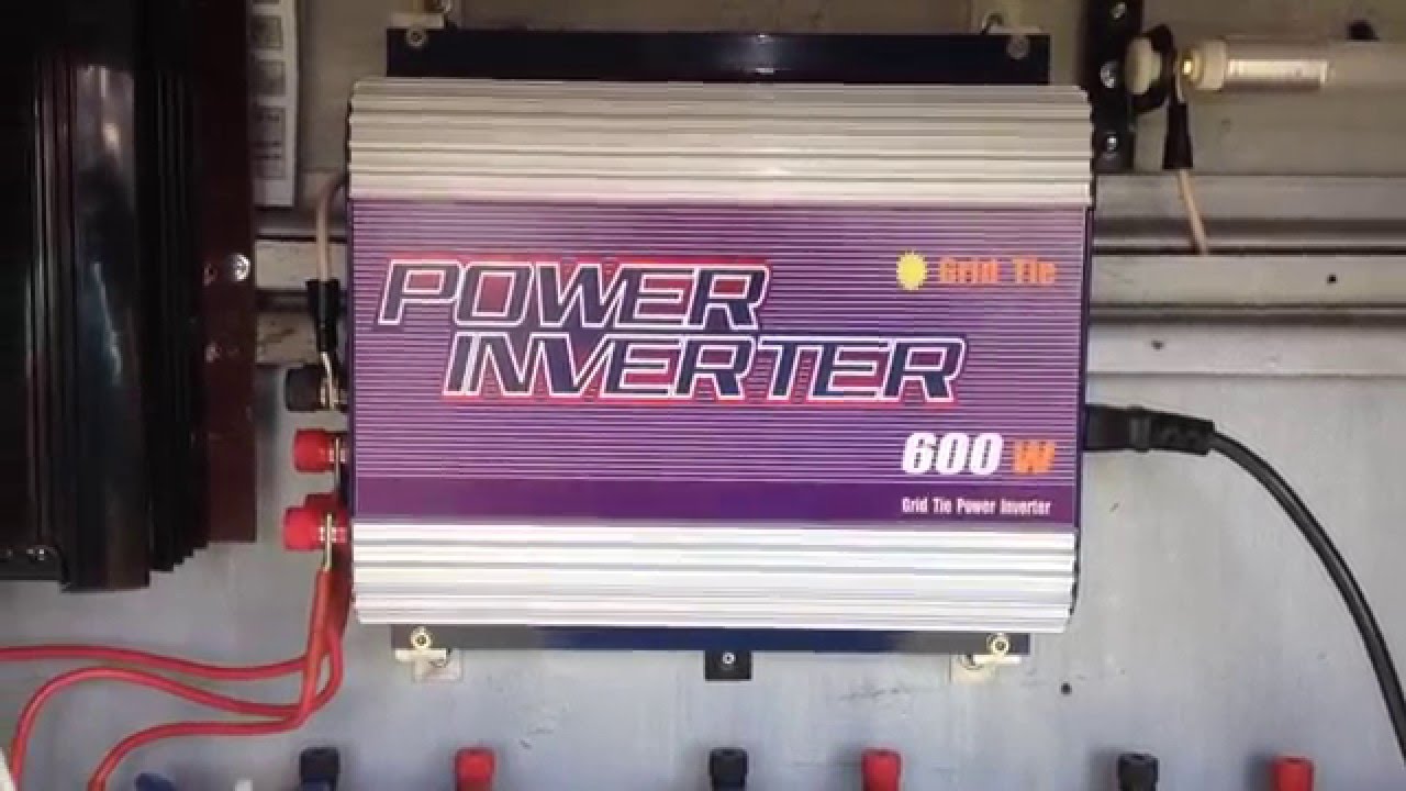 Ветрогенератор и сетевой ( grid tie ) инвертор. Запуск!