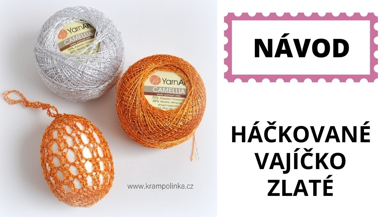 Háčkované vajíčko. Jednoduché a pro začátečníky.
