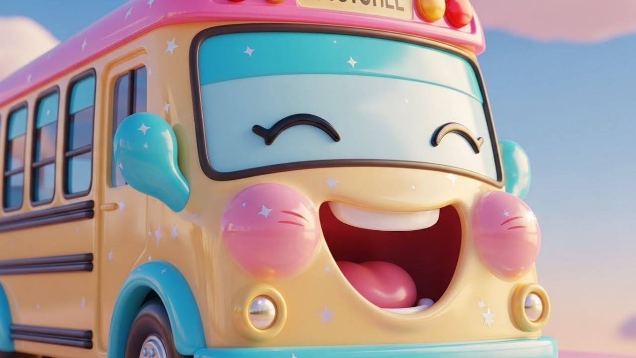 Счастливый автобус едет по Радужной дороге 🚌🌈✨ | Мультфильм для детей и весёлые приключения