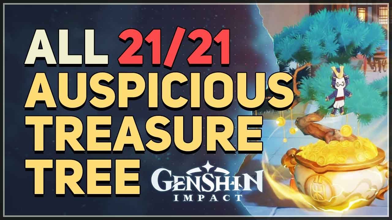 All 21 Auspicious Treasure Tree Locations Genshin Impact