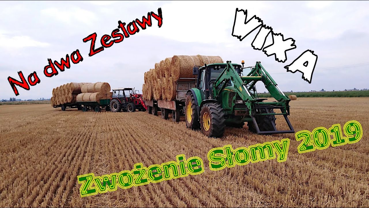 Zwożenie słomy 2019 na 2 Zestawy☆Wyprzedzanie Zetora?!☆Rondo bez Zwalniania?!☆Agro Wlkp