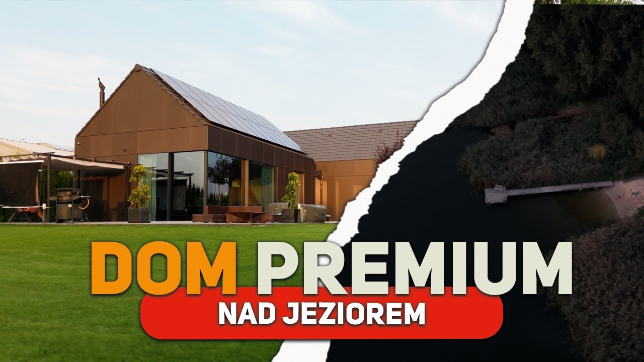 Nowoczesny nad jeziorem blisko Poznania