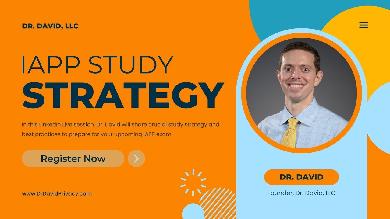 IAPP Study Strategy - LinkedIn Live