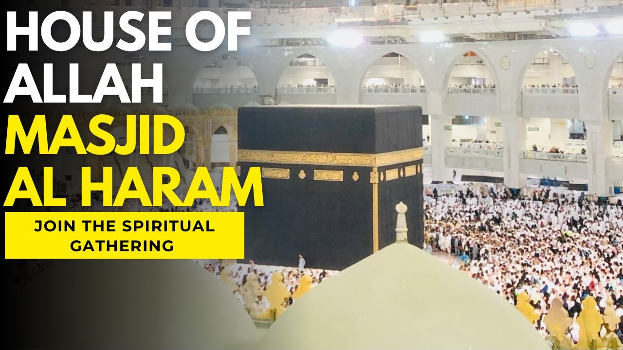 “Masjid al-Haram at Night: A Divine Glow” #walkingtour #masjidalharam #saudiarabia
