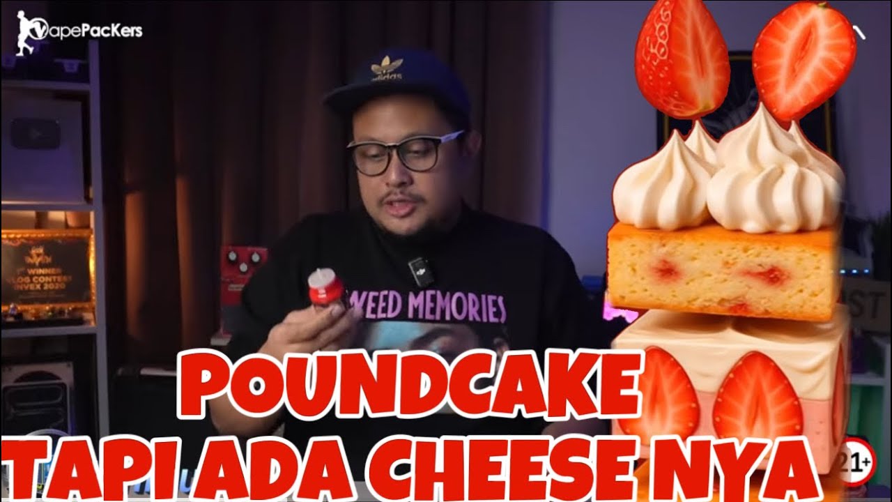 BOBON STRAWBERRY CHEESE POUNDCAKE by V*PEPACKERS