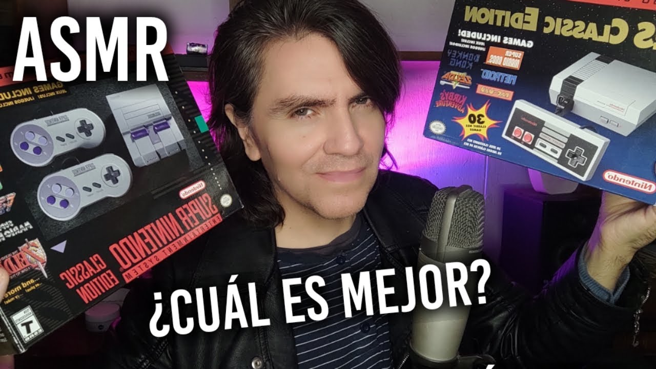 ASMR Curiosidades de Nintendo y Super Nintendo Mini ¿Cuál comprar? Voz Susurrada Relajante #asmr