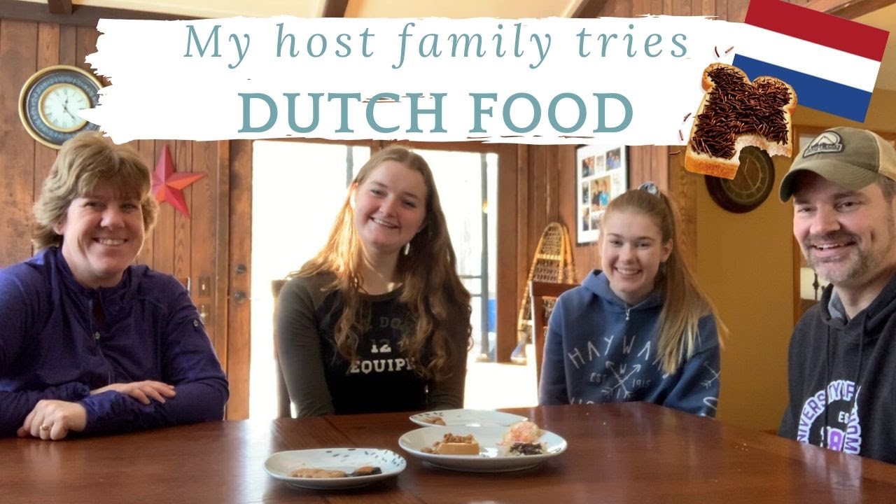 My Host Family Tries Dutch Food // Exchange Student 19/20