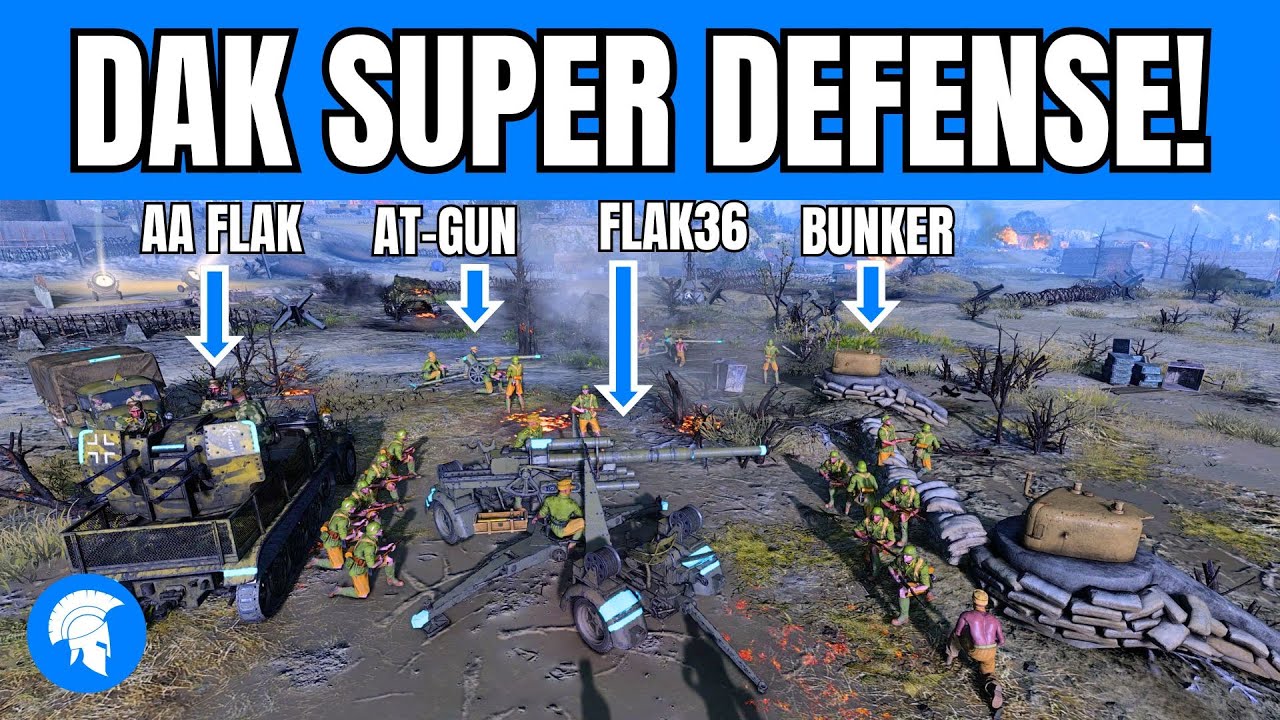 This is the best DAK Defense of all time! - 4vs4 - Afrikakorps - Company of Heroes 3