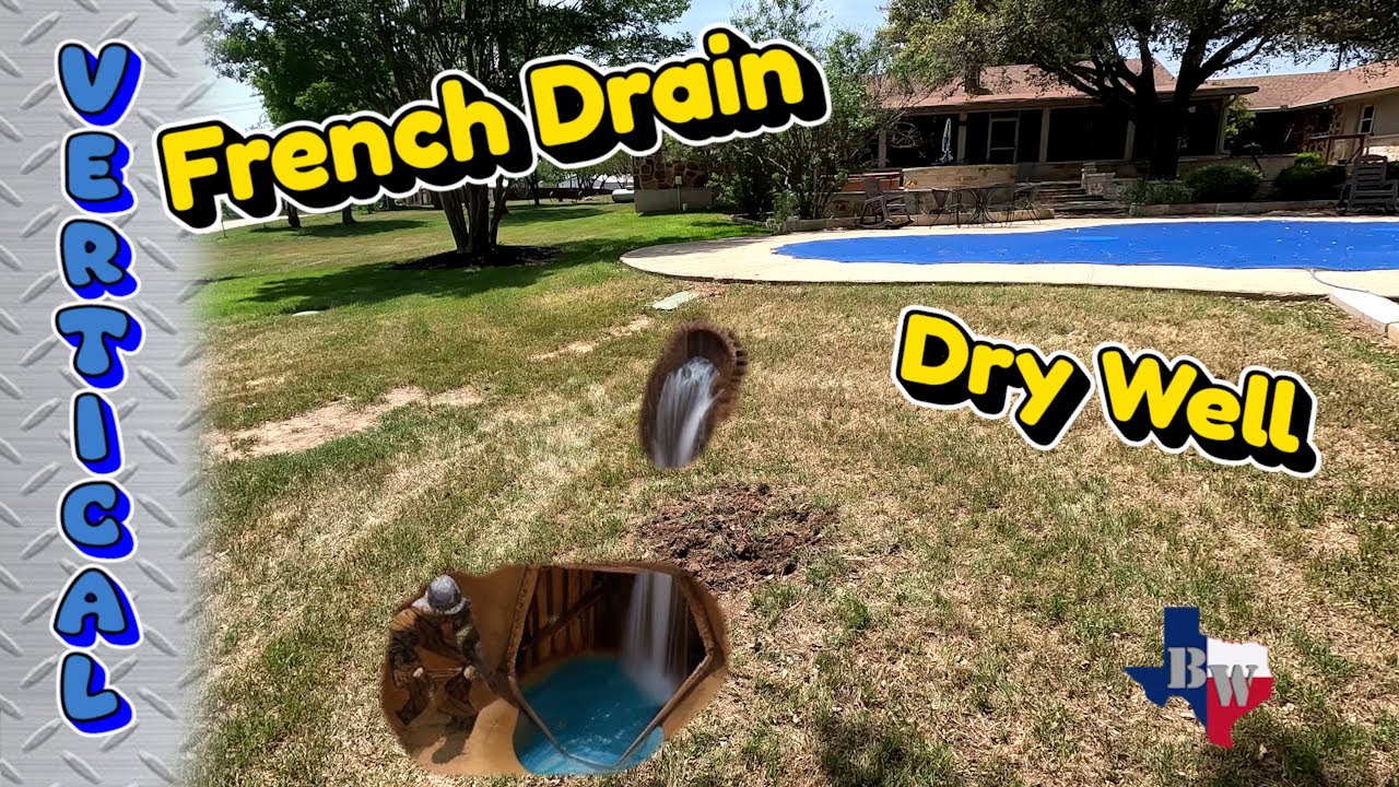 Drainage Problem? Install a Vertical French Drain or Dry Well for Pool Overflow