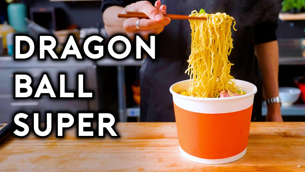 Рамен в ведёрке из Dragon Ball Super | Аниме с Элвином