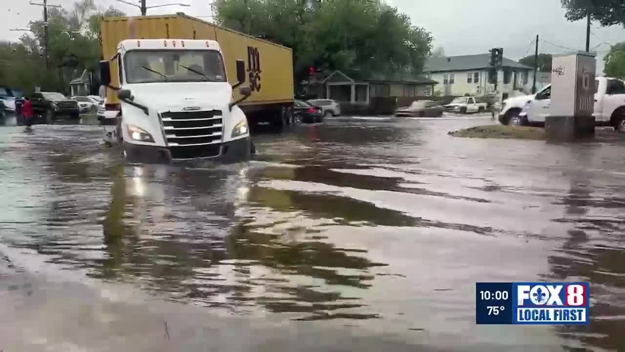 Sewerage & Water Board says Monday's rain overwhelmed New Orleans' drainage system