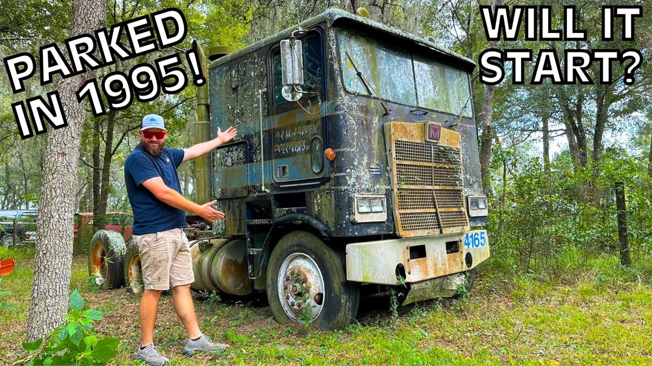 ABANDONED Semi Truck, Will It Start?