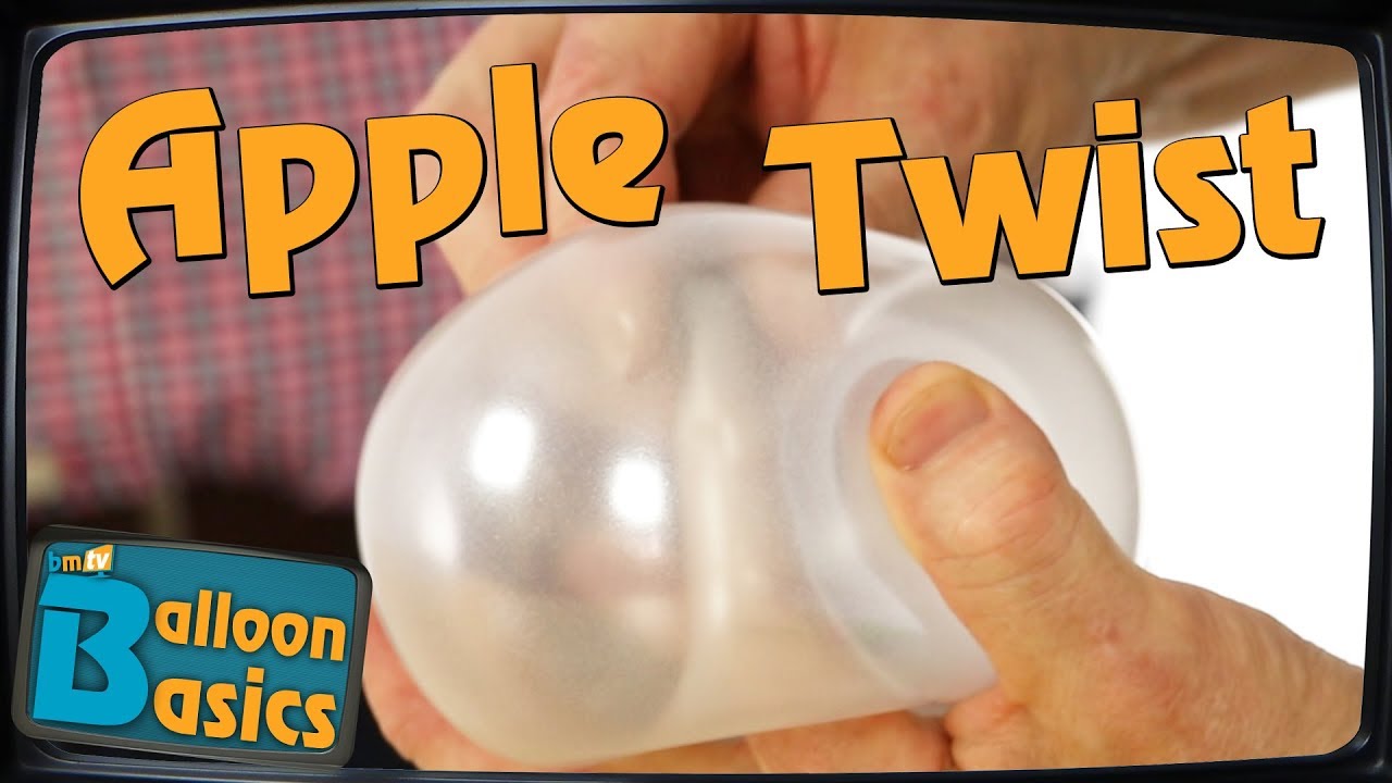 How to Make an Apple Twist in a Balloon - Balloon Basics 25