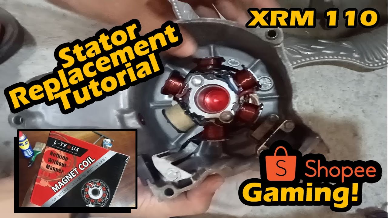 Paano Mag-palit ng Stator | XRM 110 | Renz Manuel