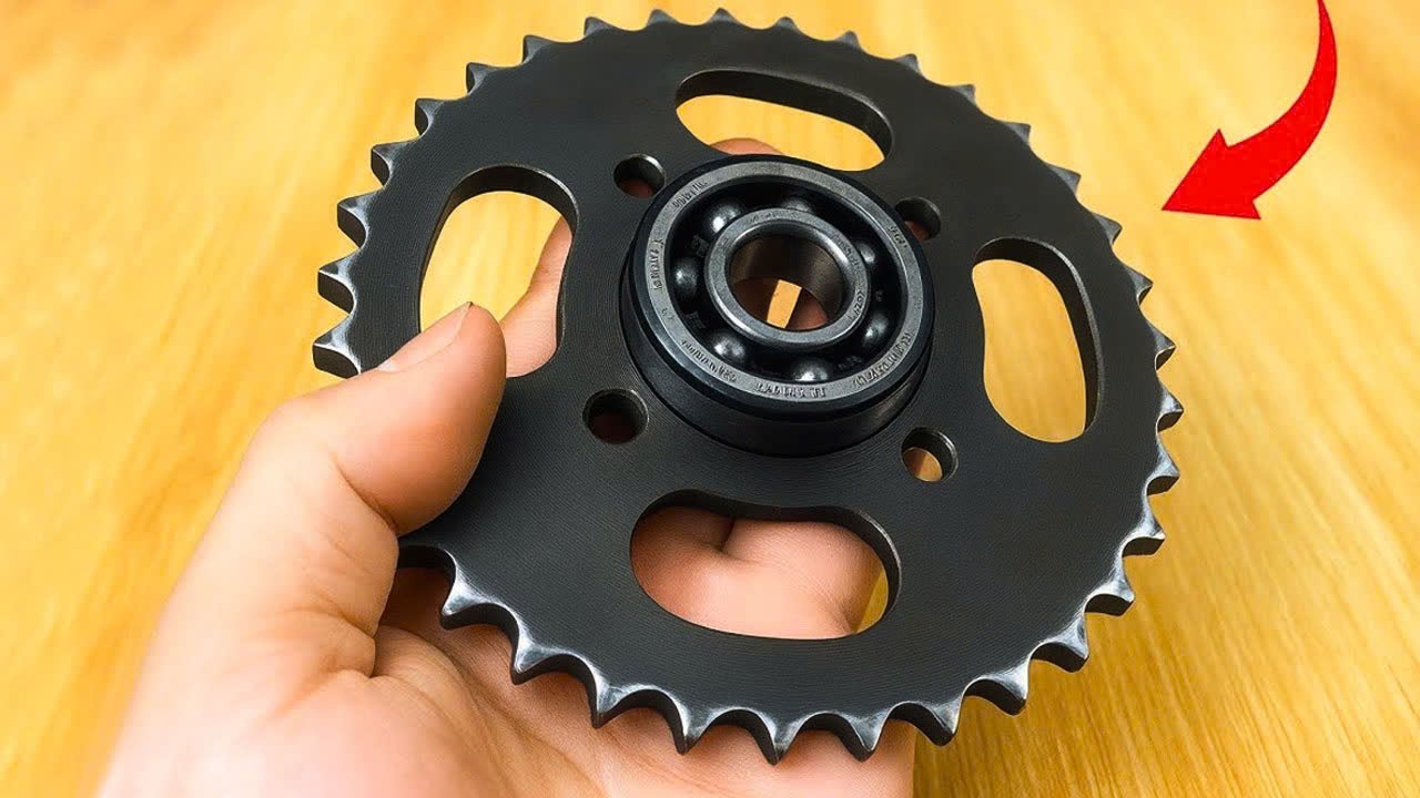 Great Idea!! Your Old Sprocket and Bearings Will Make You Amazed | Genius DIY Project