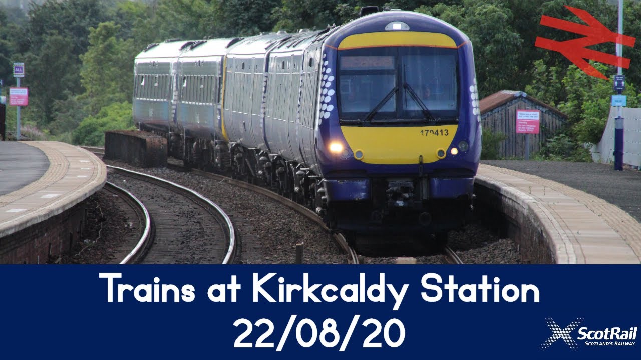 Trains at Kirkcaldy Station (22/08/20)