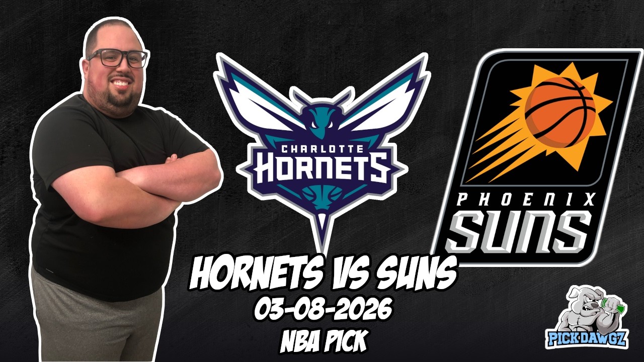 Charlotte Hornets vs Phoenix Suns 3/8/26 NBA Free Picks & Prediction | NBA Betting Tips