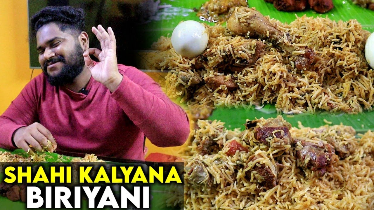 விறகு அடுப்பில் செய்த தரமான பிரியாணி - Shahi Kalyana BiriyaniChicken & Mutton Bucket