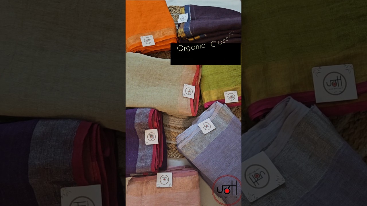Organic classic Pure linen sarees.  whatsapp  9789326549 #joshboutique
