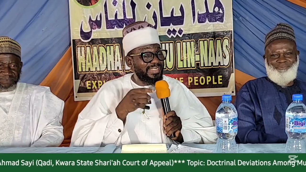 A special message to those who say 'Manhaj, Manhaj, Manhaj' - Justice Abdurraheem Ahmad Sayi 