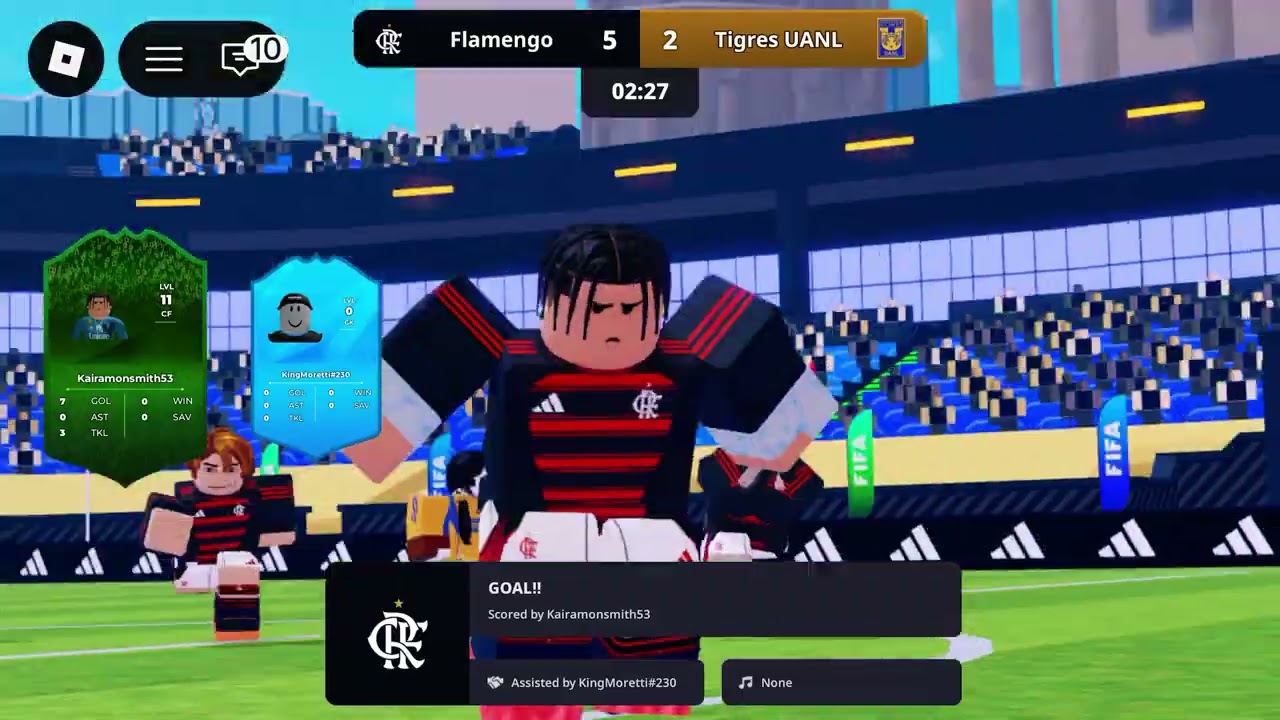 Flamengo vs Tigre’s UANL (Roblox Friendly Soccer Match)