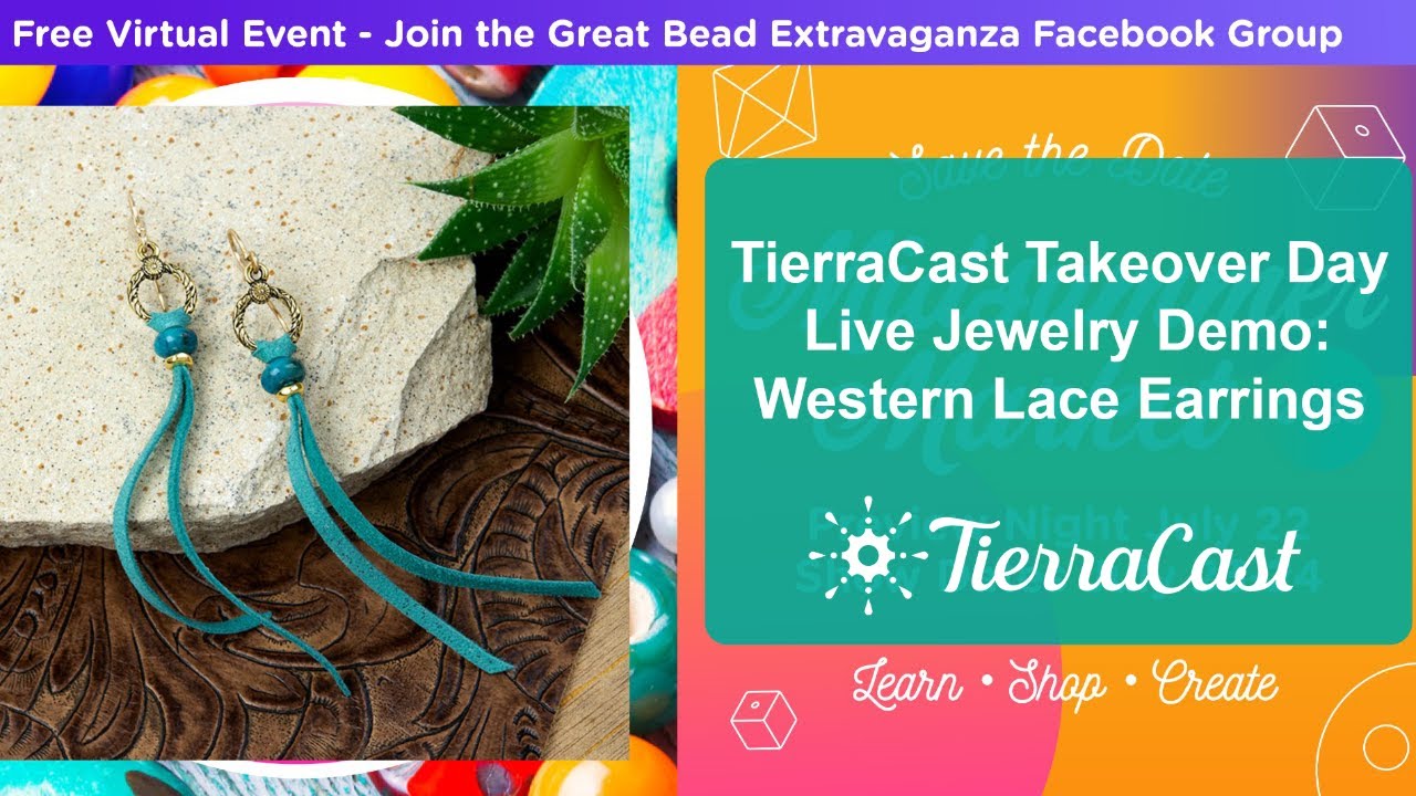 TGBE Takeover Day Demo - Western Lace Earrings