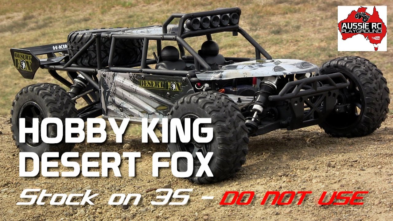 Hobby King Desert Fox Running on 3S Stock (DO NOT USE ON 3S)