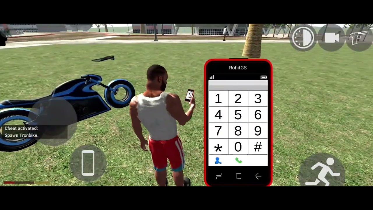 Indian bike game main animal  danger 