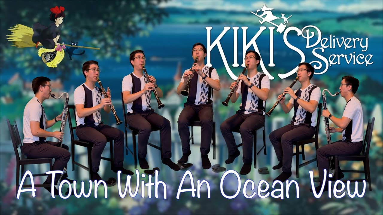 A Town with an Ocean View - Kiki's Delivery Service [Clarinet Cover]