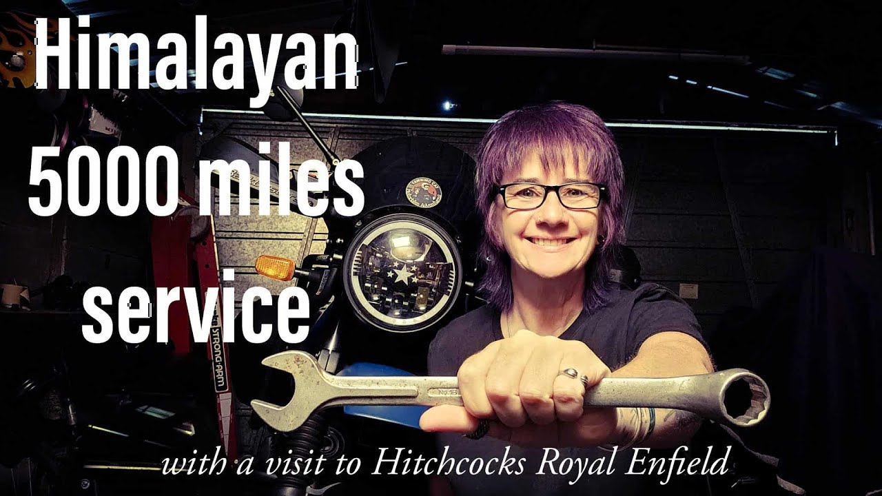 Royal Enfield Himalayan 411 5000 mile Service with a visit to Hitchcocks Motorcycles