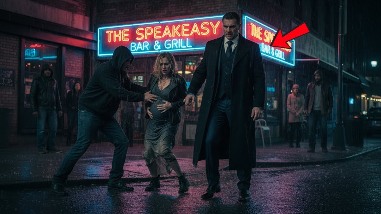 Thugs Dragged a Pregnant Woman Outside — Then Realized She Was the Mafia Boss’s Wife