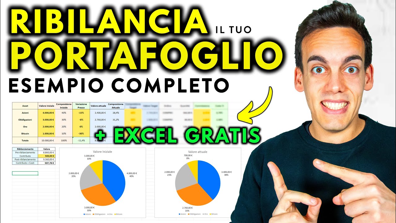 Come RIBILANCIARE un Portafoglio: Esempio Completo (+ file Excel GRATIS!)