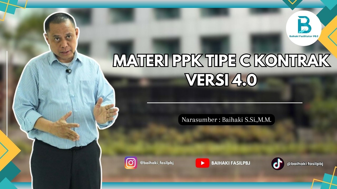 Pembahasan Materi Kontrak PPK Tipe C 4 0 #fyp #pengadaanbarangjasa #level2 #kontrak