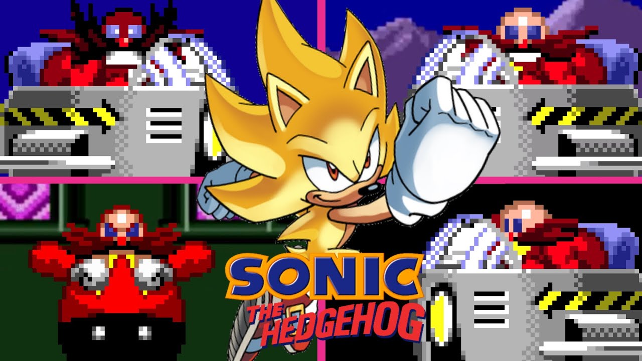 Sonic the Hedgehog: All Bosses (As Super Sonic)