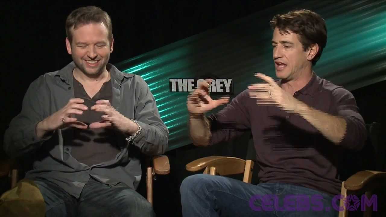 Dermot Mulroney and Dallas Roberts talk THE GREY- a CELEBS.COM Original